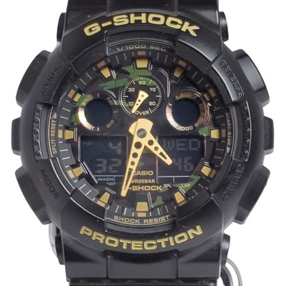 G-SHOCK CASIO Watch GA-100CF-1A9JF Big Case Face Camouflage Dial